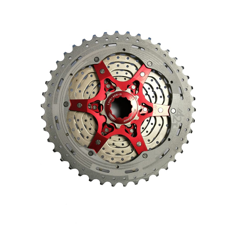 Cassette VTT 11V x 11/42 Dents en Aluminium Argent - Corps SHIMANO