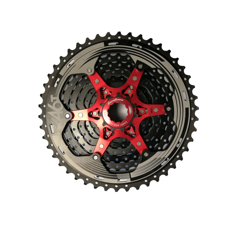 Cassette VTT 11V x 11/46 Dents en Aluminium Noir - Corps SHIMANO