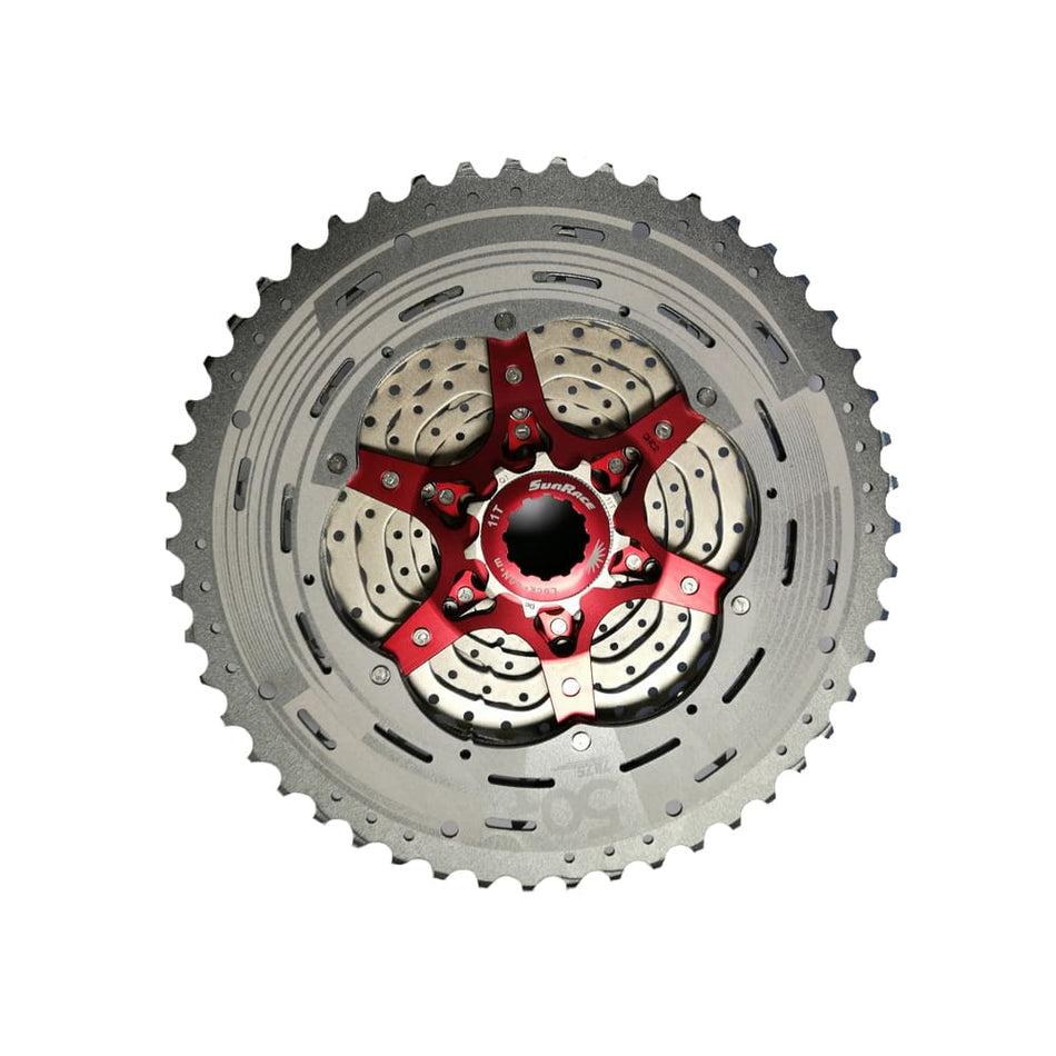 Cassette VTT 11V x 11/51 Dents en Aluminium Argent - Corps SHIMANO