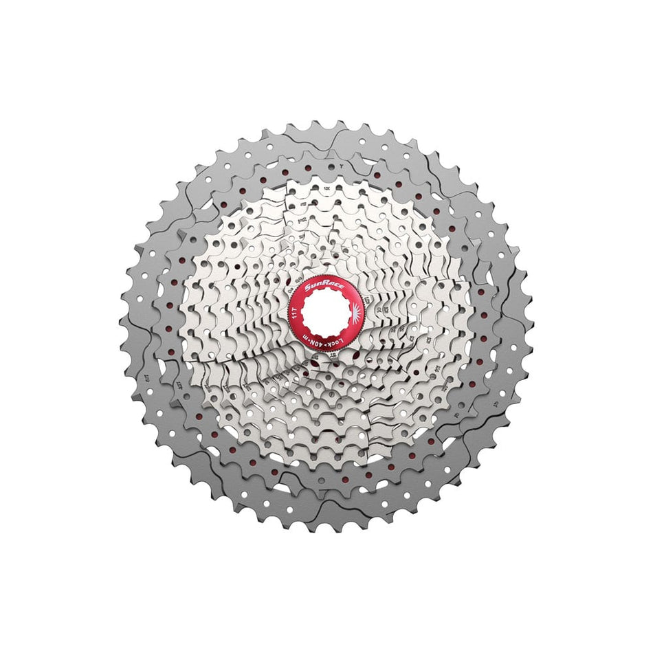 Cassette VTT 12V x 11/51 Dents en Aluminium Argent - Corps SHIMANO