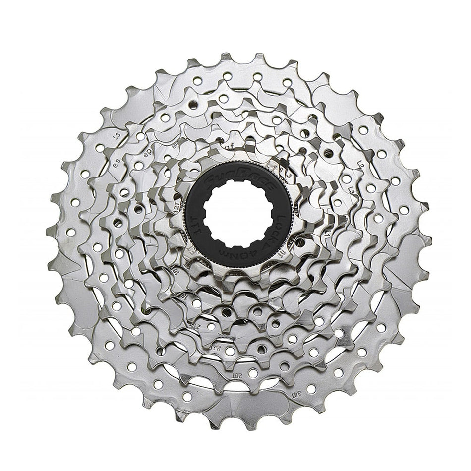 Cassette 8V x 11/32 Dents en Nickel Argent - Corps SHIMANO