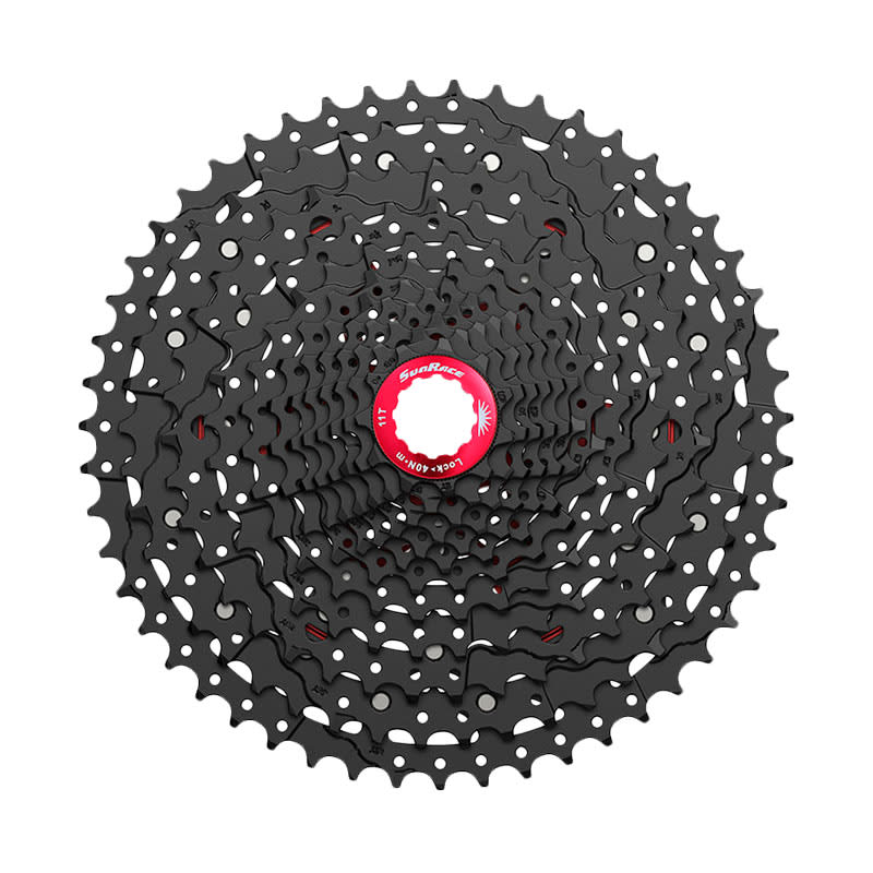 Cassette ROUTE 12V x 11/36 Dents Noires - Corps SHIMANO HG