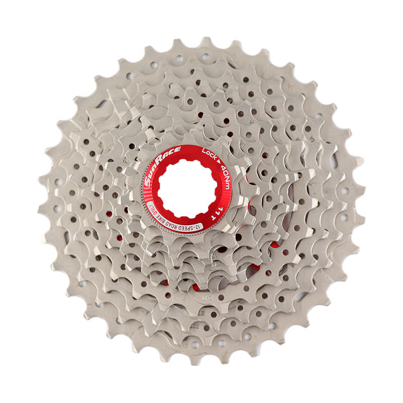 Cassette ROUTE 12V x 11/30 Dents Argent - Corps SHIMANO HG