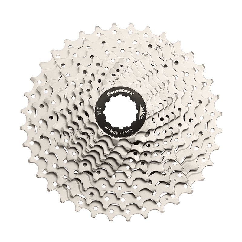 Cassette VTT 10V x 11/36 Dents en Acier Argent - Corps SHIMANO