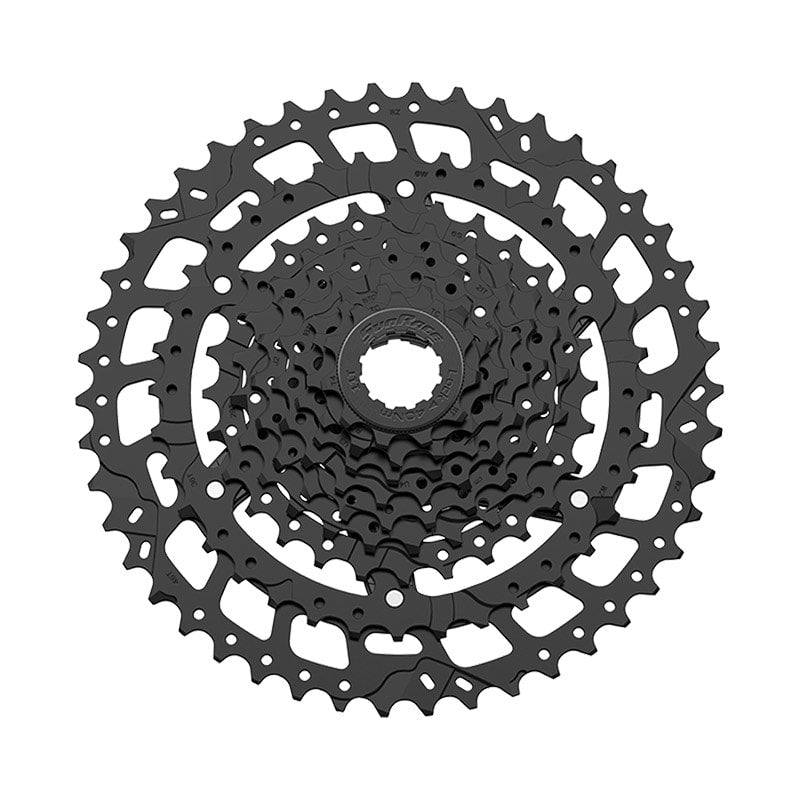 Cassette U-SERIES 9V x 11/46 Dents Noires - Compatible avec Cues