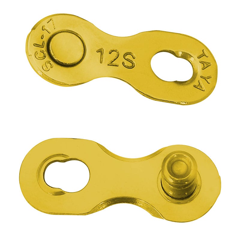 Złącze łańcucha 12V Złote z otwieranym łącznikiem SIGMA+ (2 zestawy)