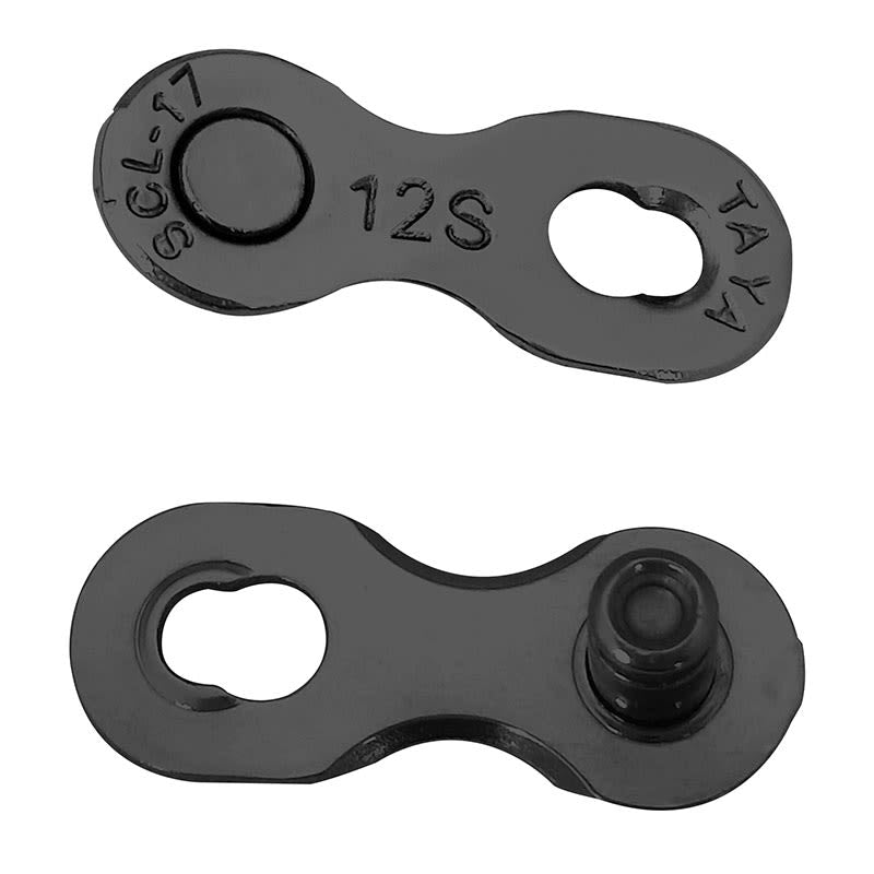 Złącze łańcucha 12V Czarne z otwieranym łącznikiem SIGMA+ (2 zestawy)