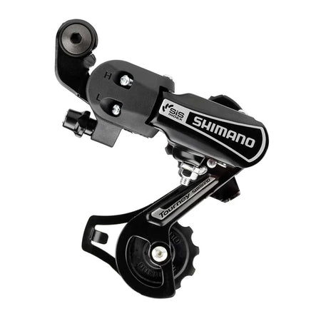 Shimano TY21 3x6/7V gabbia corta Nero