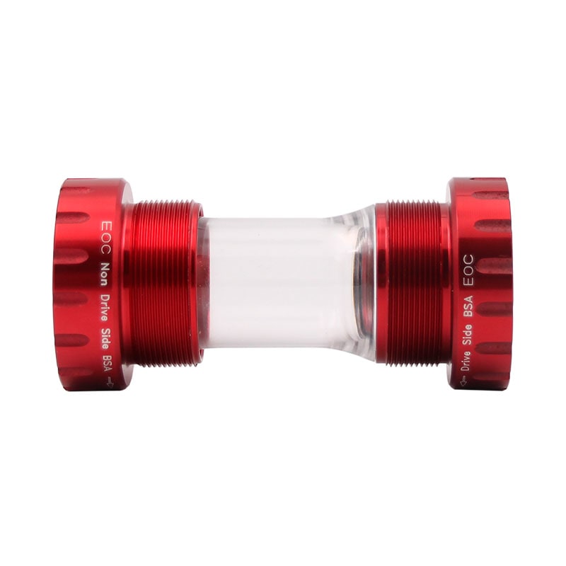 Innenlagerachse BSA Rot mit 24/24 SHIMANO Achse