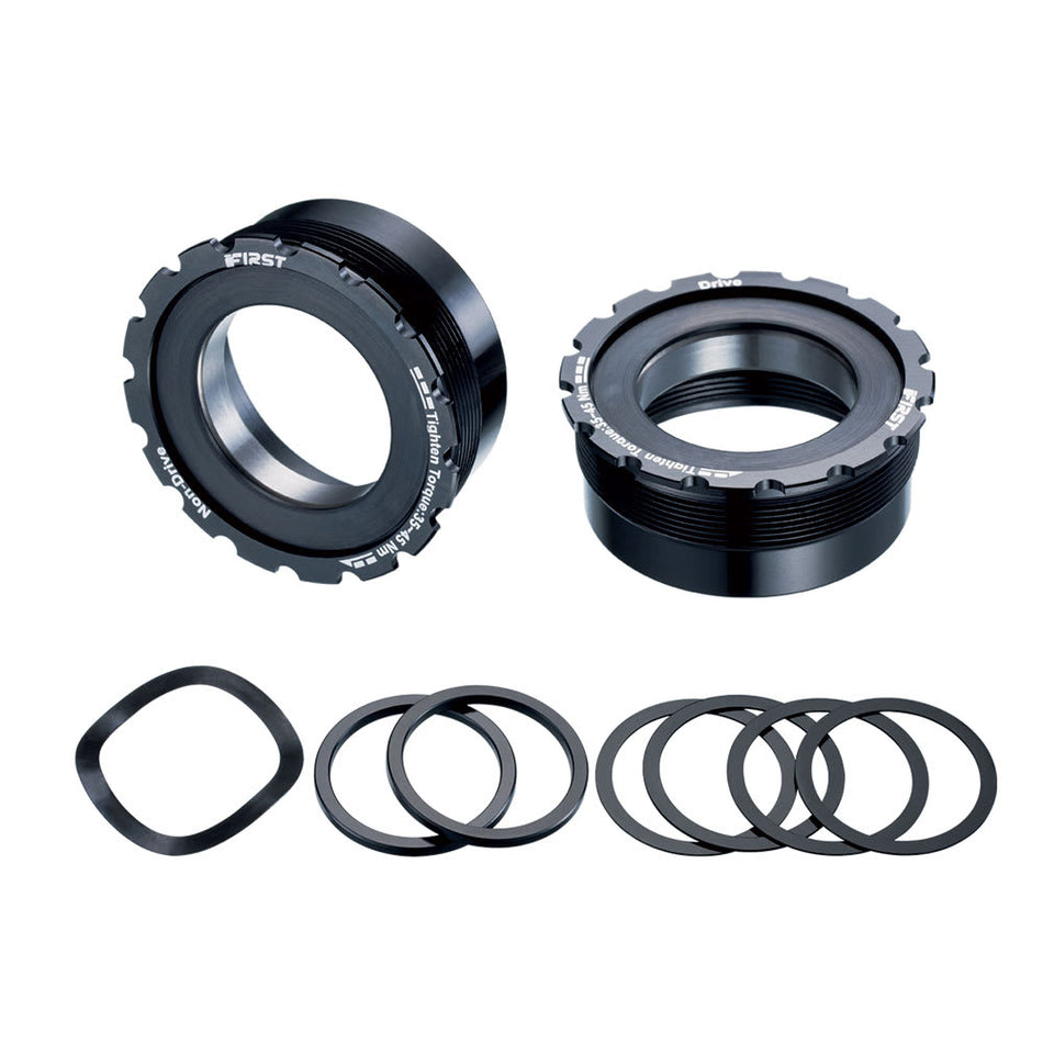 Tazas Movimiento Central 30mm PRESS FIT Negro