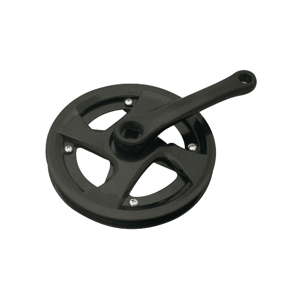 Guarnitura Junior 16" 1V 36 Denti x Pedivella: 127mm Nero + Paracatena