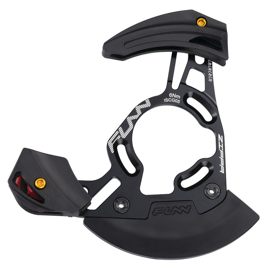 Kettenführung ZIPPA DH 32/38 Zähne für ISCG05 Schwarz
