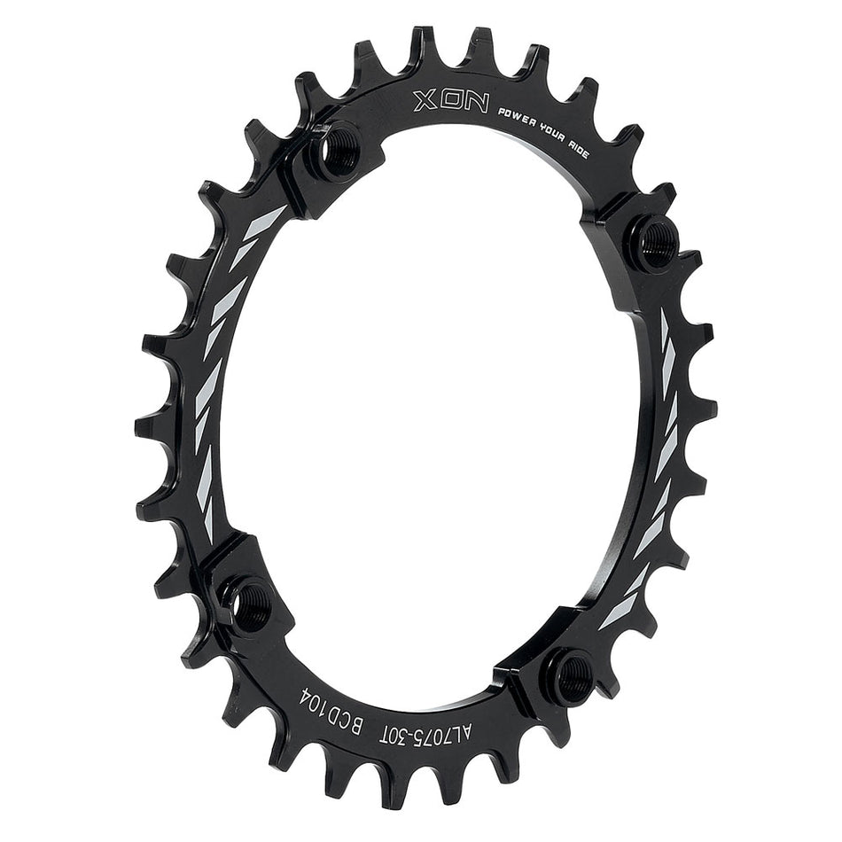 Zębatka pojedyncza 30 zębów - BCD 104mm czarna