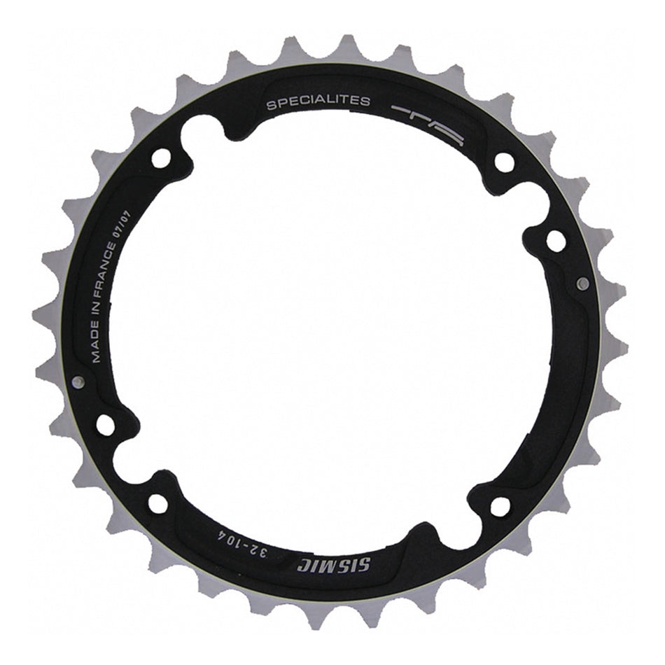 Couronne Simple 9V x 44 Dents - BCD 104mm Anthracite pour Pédaliers XTR