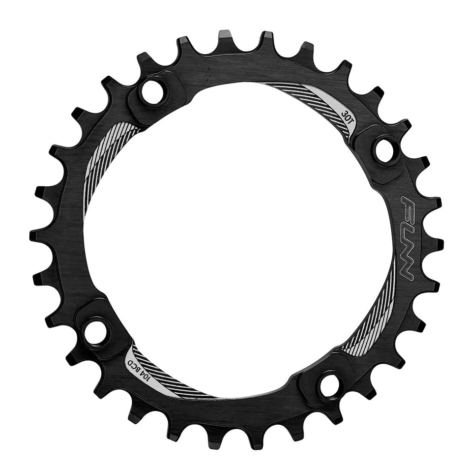 Kettenblatt SOLO 104 36 Zähne aus Aluminium 7075 CNC Schwarz - BCD 104mm