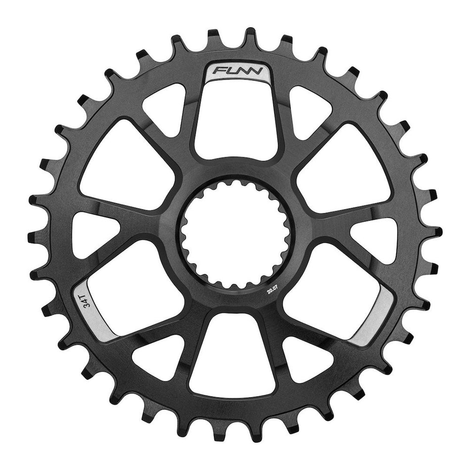 Zębatka SOLO DS 30 zębów z aluminium 7075 CNC czarna - offset 3mm