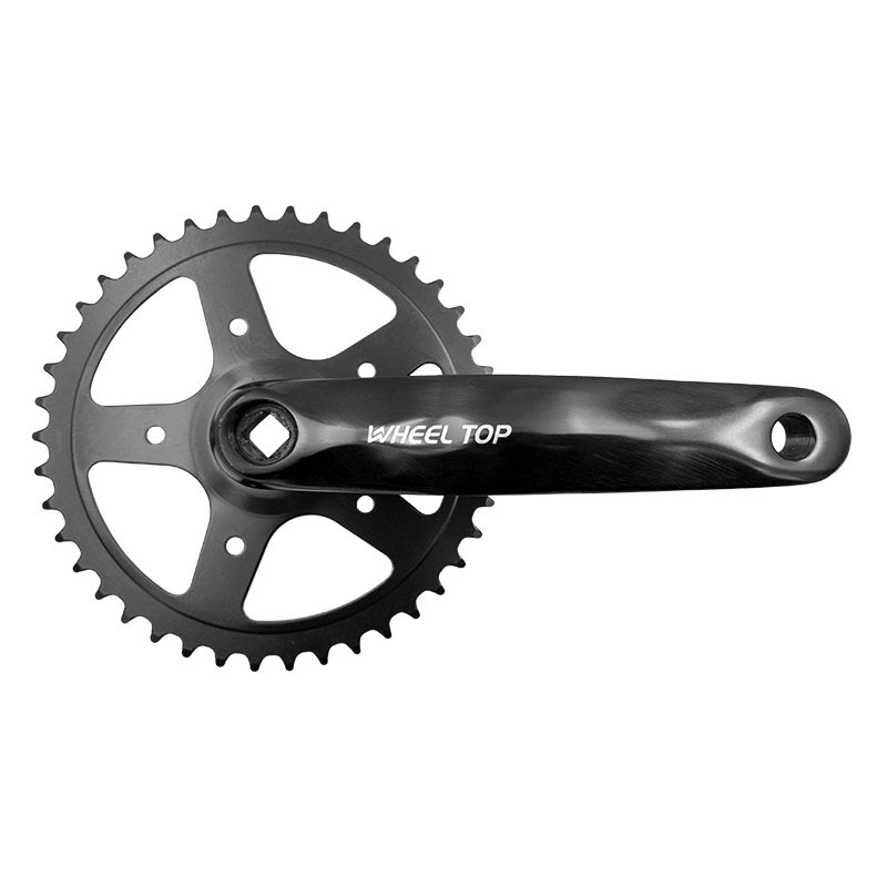 Kurbel CITY 1x7/8V 42 Zähne x Kurbelarm aus Aluminium: 170mm Schwarz