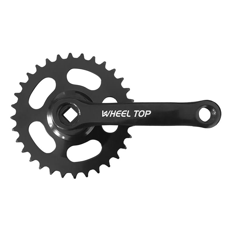 Kurbel Junior 16" 1V 32 Zähne x 127mm Schwarz