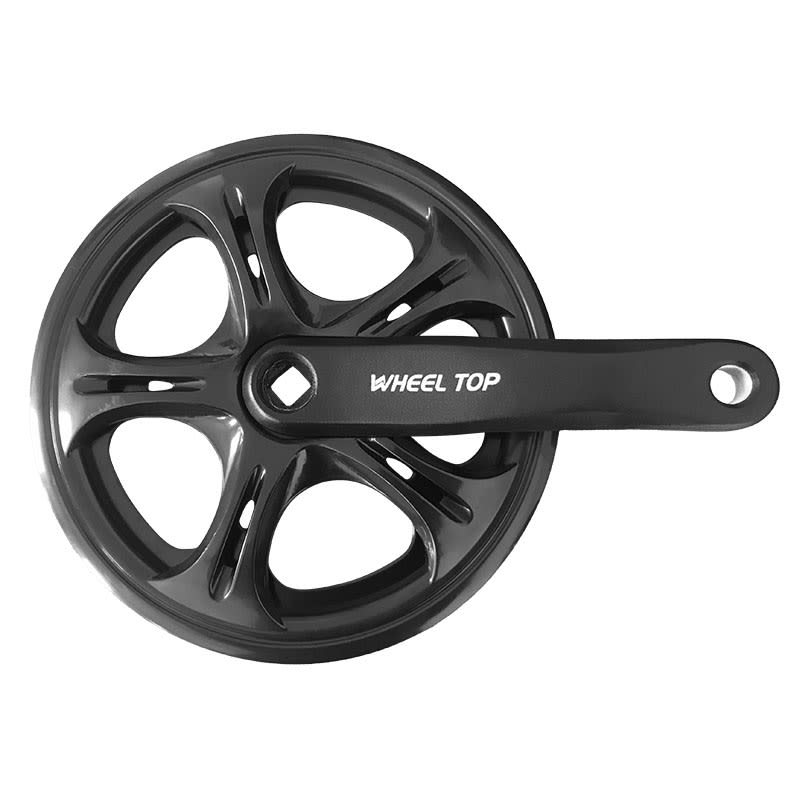 Kurbel Folding Bike 1V x 48 Zähne x 152mm Schwarz + Kettenfänger