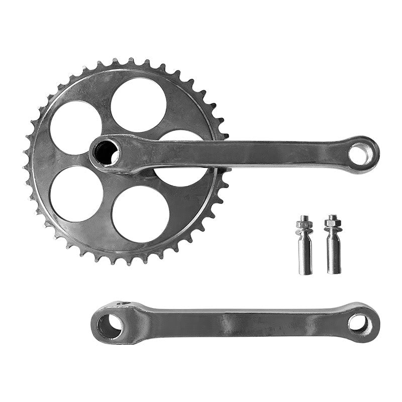 Kurbel mit Keil SPORT 1V 40 Zähne x Kurbelarm: 165mm Silber