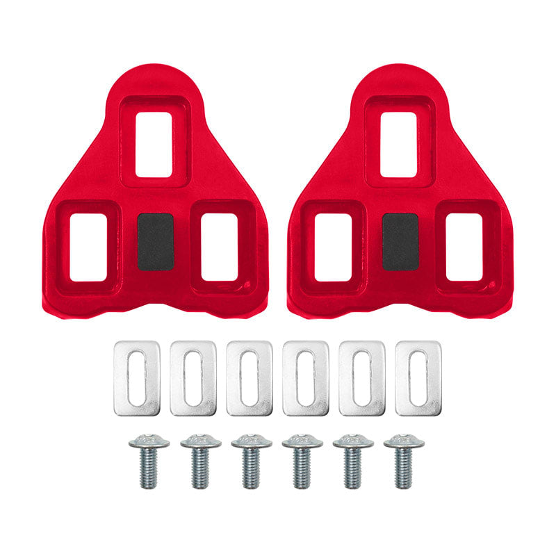 Cales DELTA ROUTE en Nylon Oscillation 5° Rouge