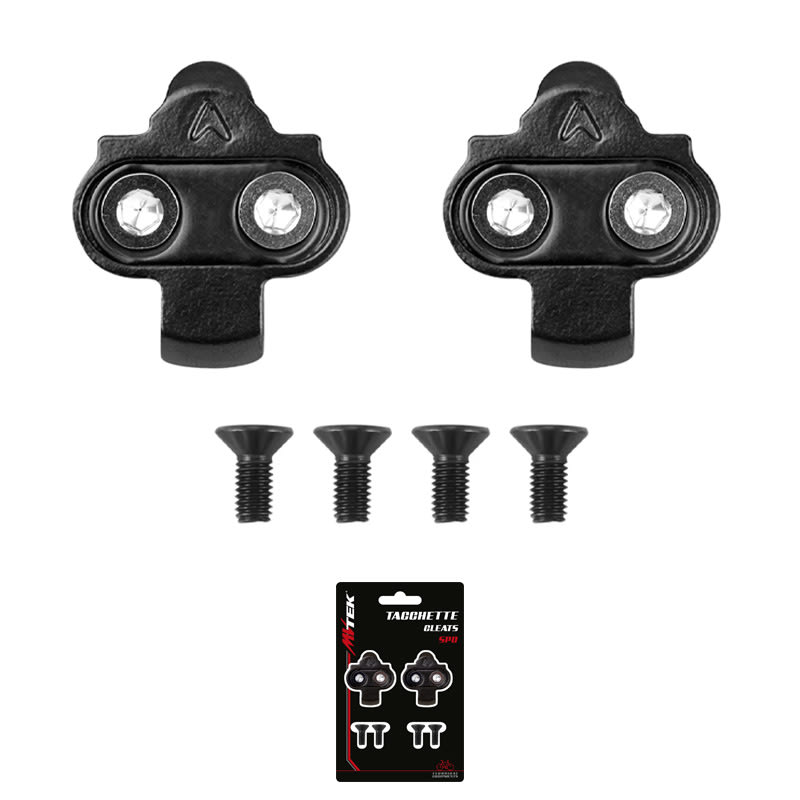 Cales VTT en Aluminium Oscillation 0° Noir - Compatible SPD