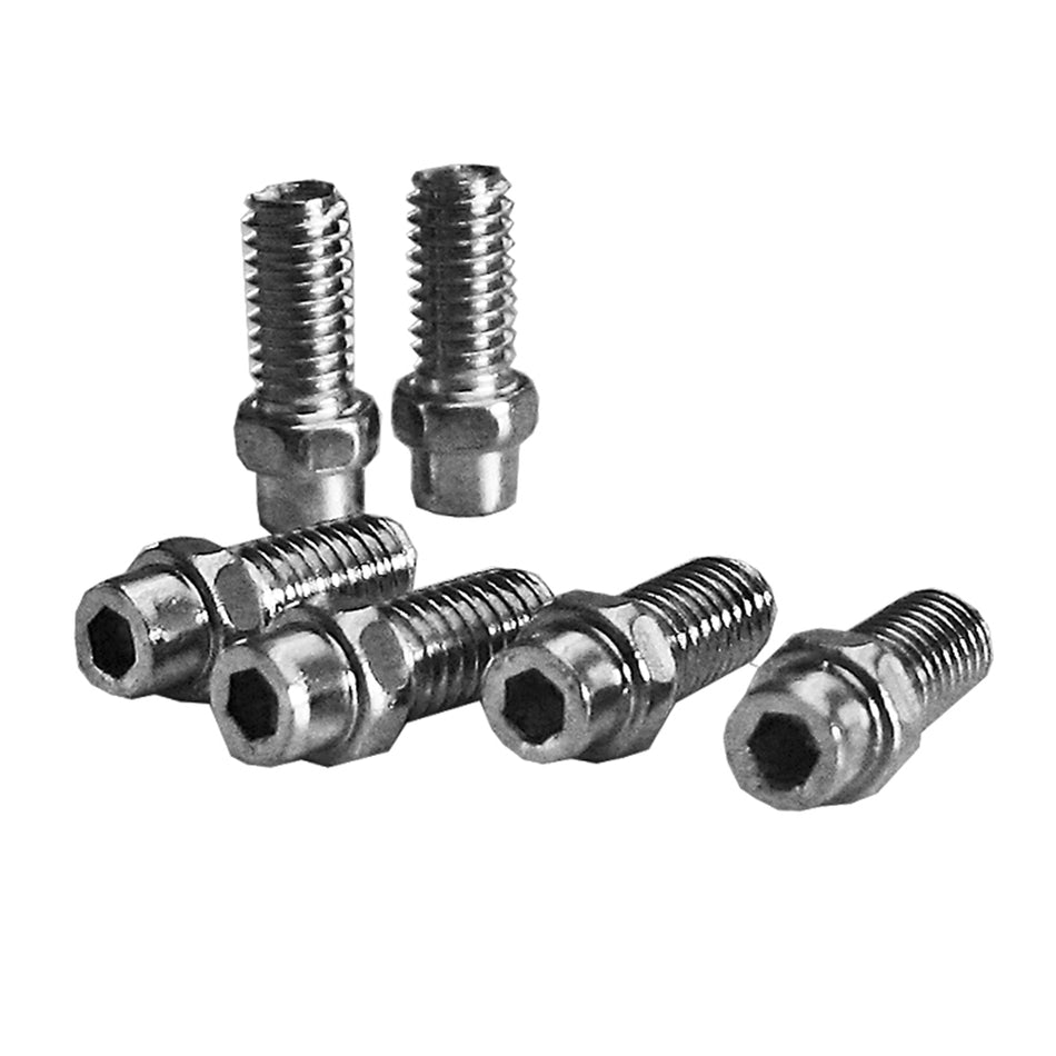 Ośki pedałów (ZESTAW) FREERIDER 8mm z aluminium srebrne - 40 sztuk