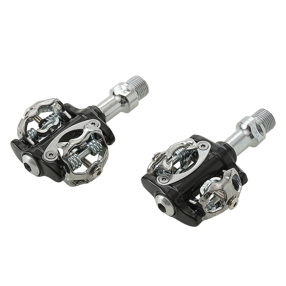 Pedały SPD z aluminium (w pudełku) oś na łożysku 79x55x34mm
