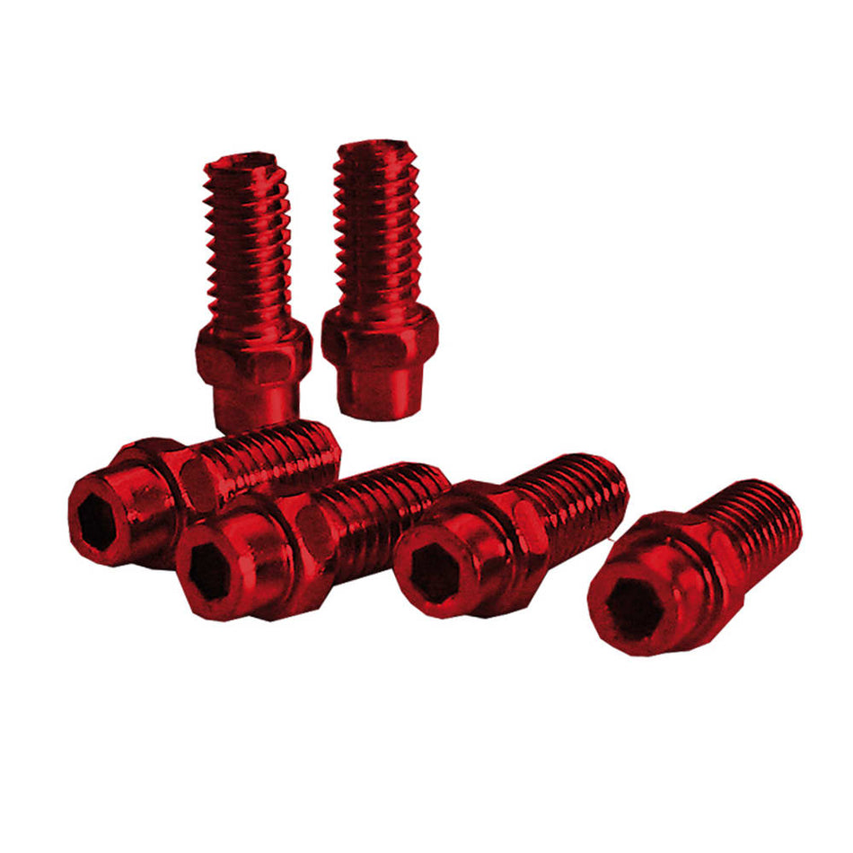 Axes de Pédales (KIT) FREERIDER 4mm en Aluminium Rouge - 40 Pièces