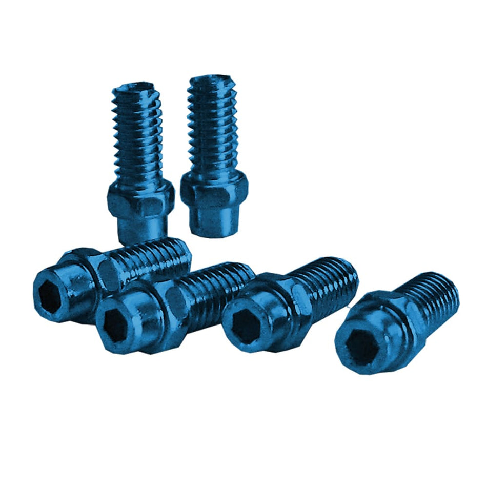 Szpilki pedałów (ZESTAW) FREERIDER 4mm z aluminium niebieskie - 40 sztuk