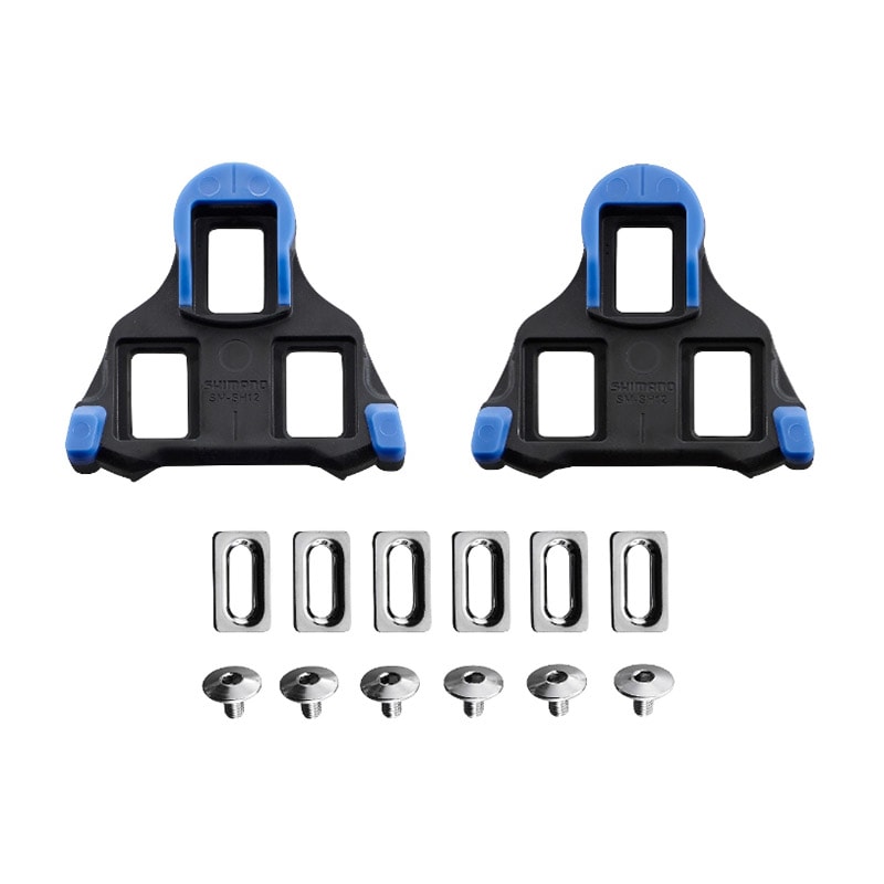 Cales ROAD SPD-SL SM-SH12 Fixe 2° Bleu Antidérapant