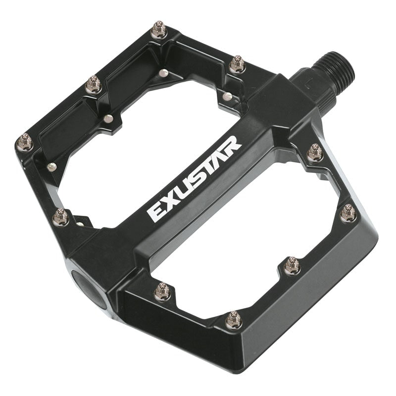 E-PB531 BMX/FREESTYLE Pedals in Black Aluminum - FLAT 105x108mm
