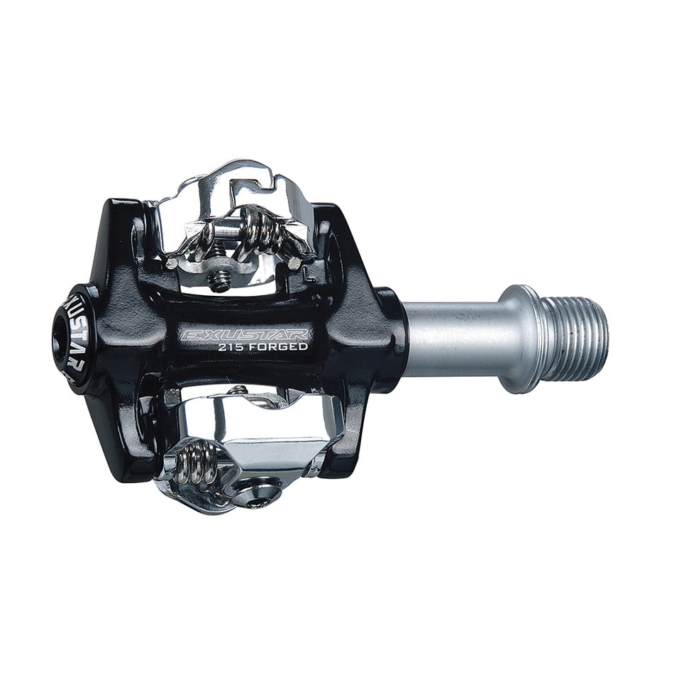 E-PM215 MTB Pedals in Black Aluminum - CR-Mo Axle 81x55mm