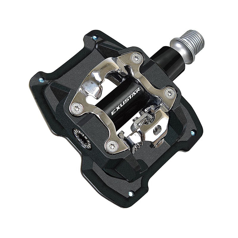 Pedały E-PM831 MTB z czarnego aluminium 6061 - Podwójna funkcja 92x89mm