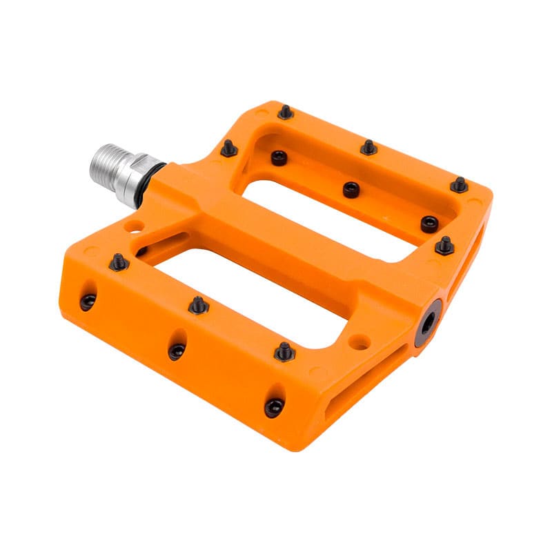 Pédales FLAT en Thermoplastique Orange