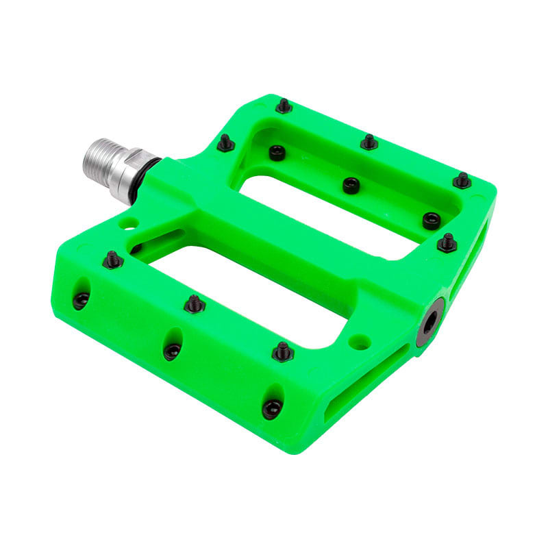 Pédales FLAT en Thermoplastique Vert