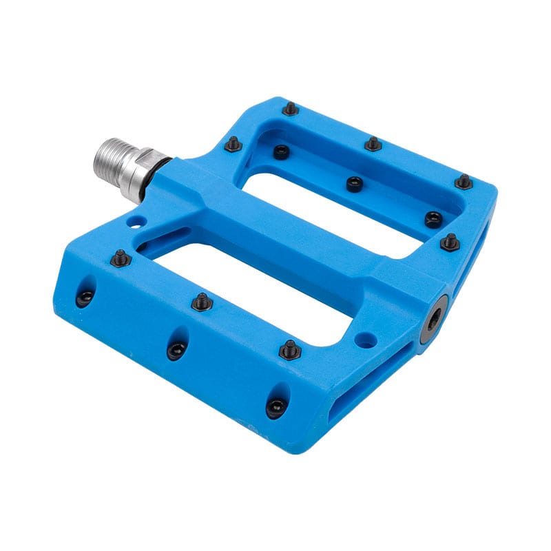 Pédales FLAT en Thermoplastique Bleu Clair