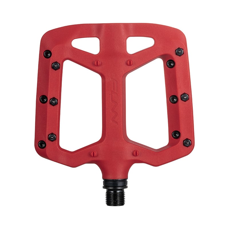 Pédales TAIPAN 105x100x14mm en Thermoplastique Rouge