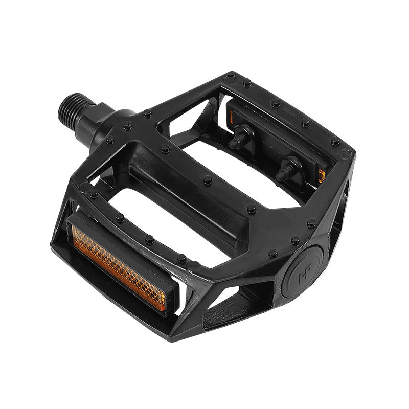 Pédales FREESTYLE BMX en Aluminium Noir - Axe 9/16" sur Roulements Boîte