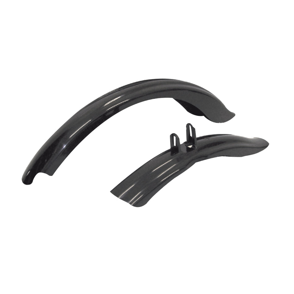 Garde-boue junior 14" VTT noir/blanc (paire)
