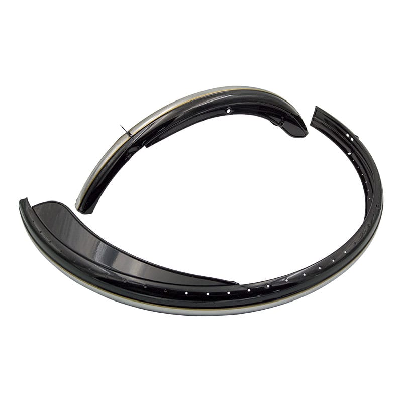 Kotflügel 26" vorne + hinten ohne Streben und Klemmen Schwarz