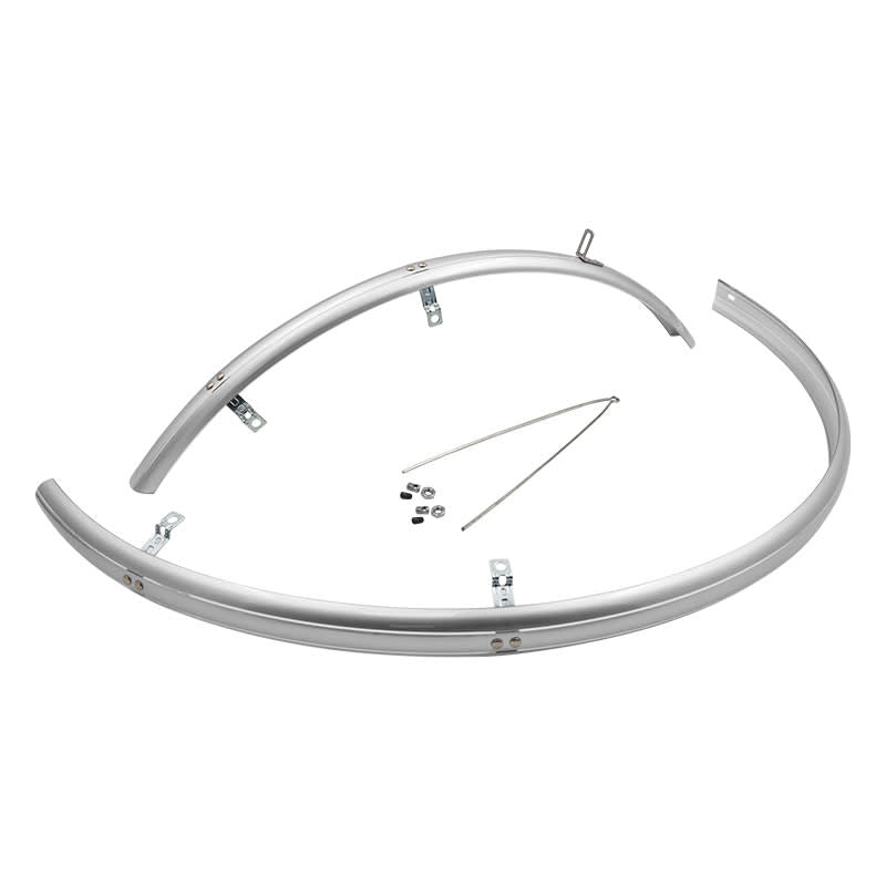 Schutzblech 28" x Breite: 36mm CONDORINO Silber (Paar)