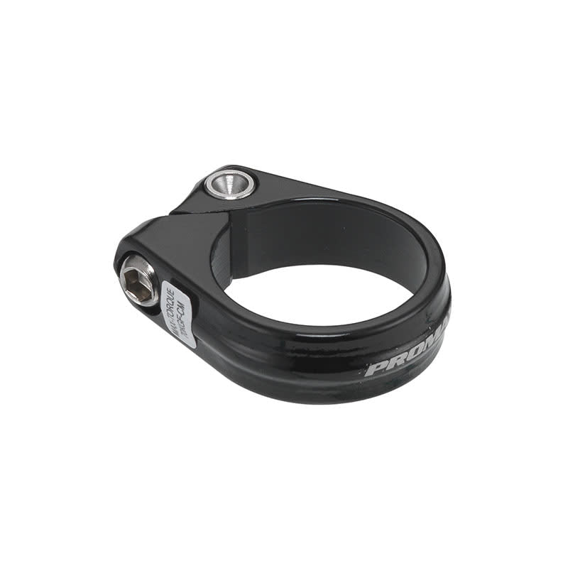 Sattelklemmring 45° Schnitt 31,8mm aus schwarzem Aluminium (OEM 1 Stück)