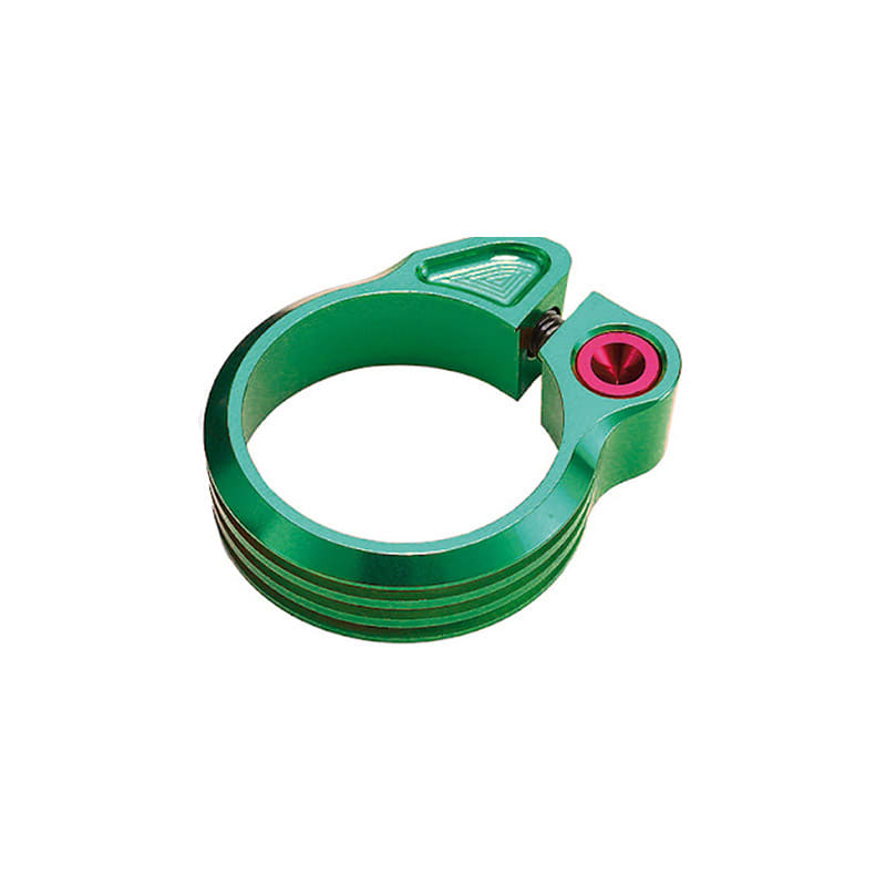 Sattelklemmring 31,8mm eloxiert aus grünem Aluminium