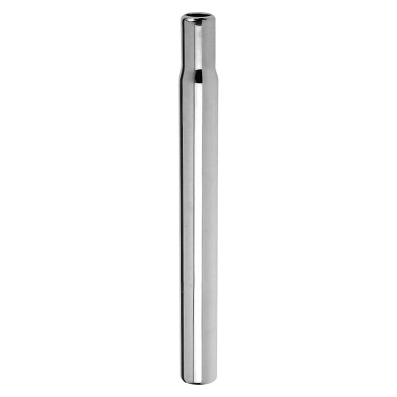 Sattelstütze 28,6x240mm gerade aus silbernem Stahl (OEM) - Versatz: 0mm