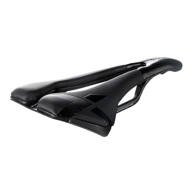 Sattel 131x266mm X-LR (S3) Superflow KIT Carbon-Schiene Schwarz - 130g