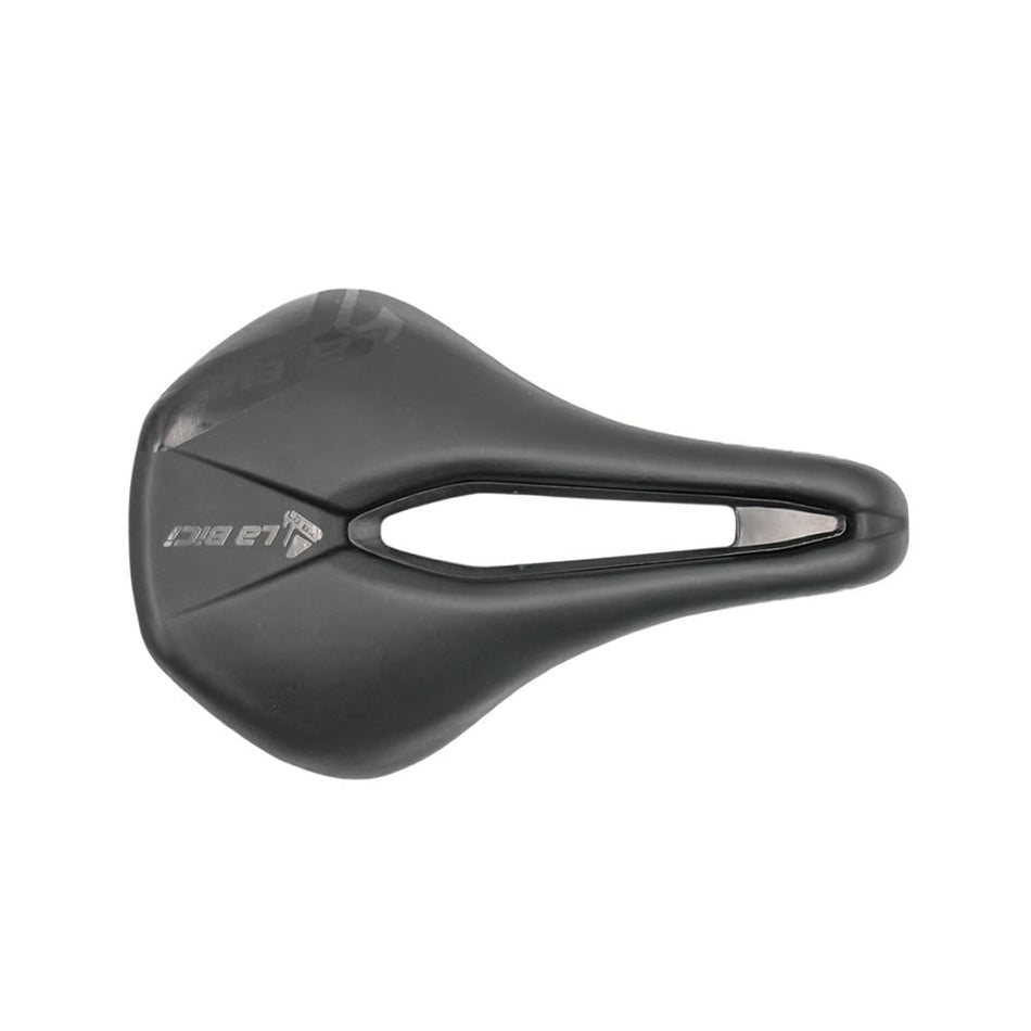 Sella FORZA (L) 244x156mm Czarna Krótki profil z otworem centralnym