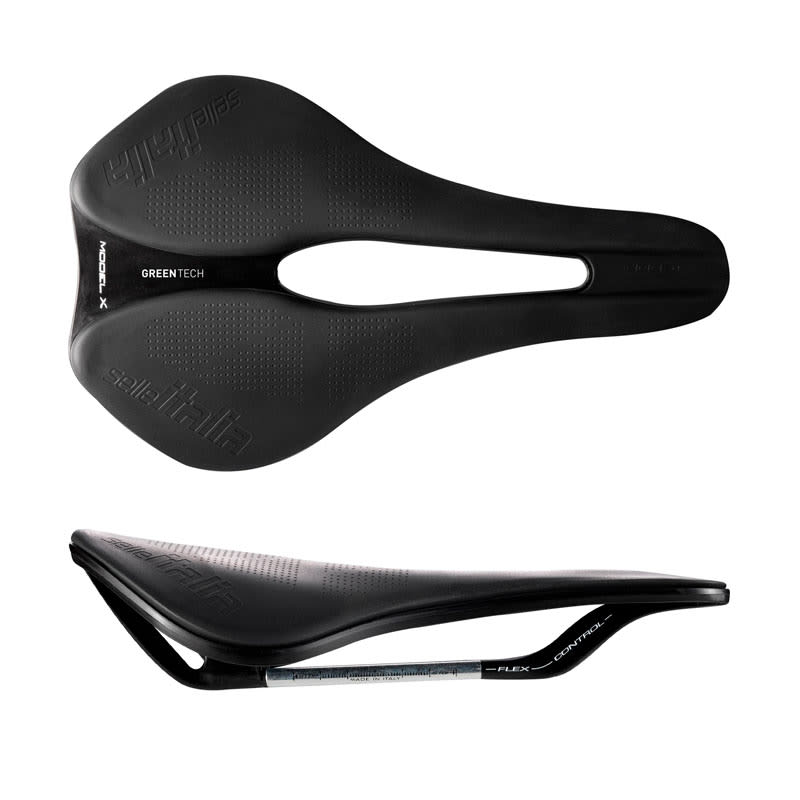 Sillín Selle Italia 145x245mm MODEL X GREEN (L3) Superflow Negro - 299gr