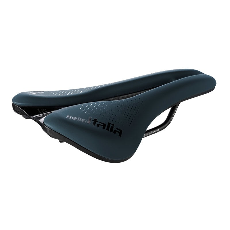 Sattel 145x245mm NOVUS BOOST EVO (L3) Gravel TM Blau Granit - 242gr