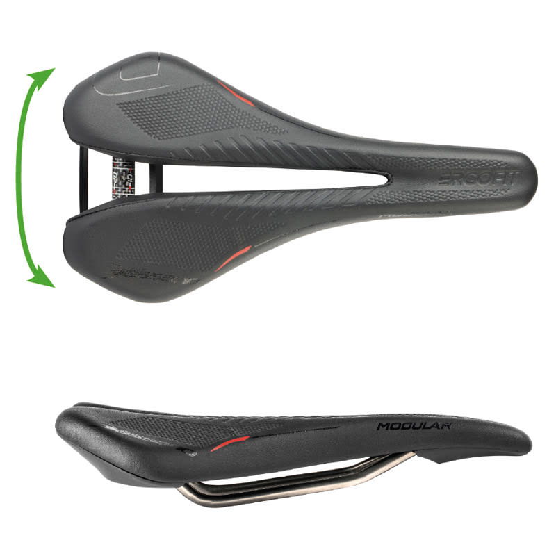 Siodełko 260x130-150mm MODULAR ERGO RS ROAD Unisex Nero - 270g